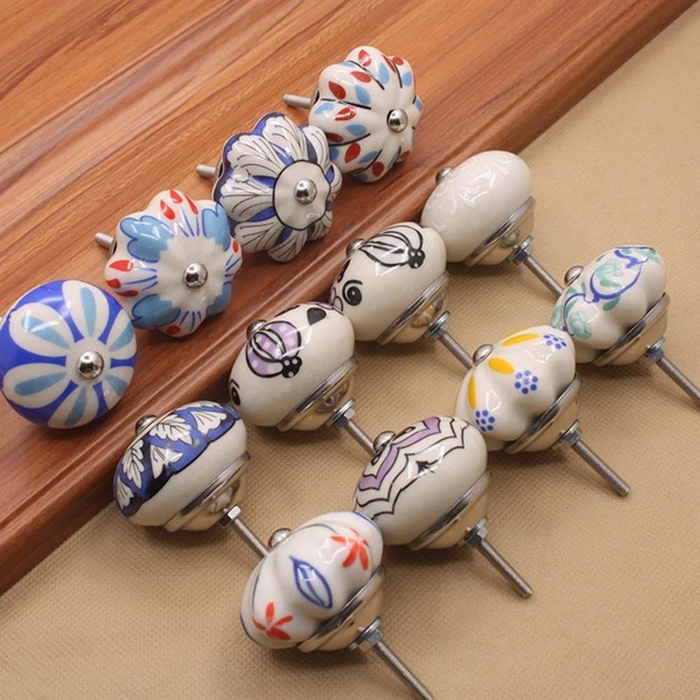 Furniture Hardware Bolts - European Vintage Creative Wardrobe Cabinet Pumpkin