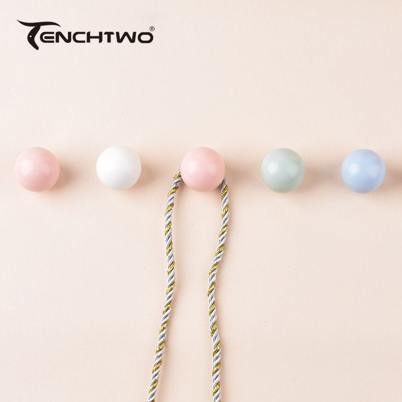 Round Ceramic Hook Clothes Han - Furniture Hardware Manufacturer ulasan dan harga