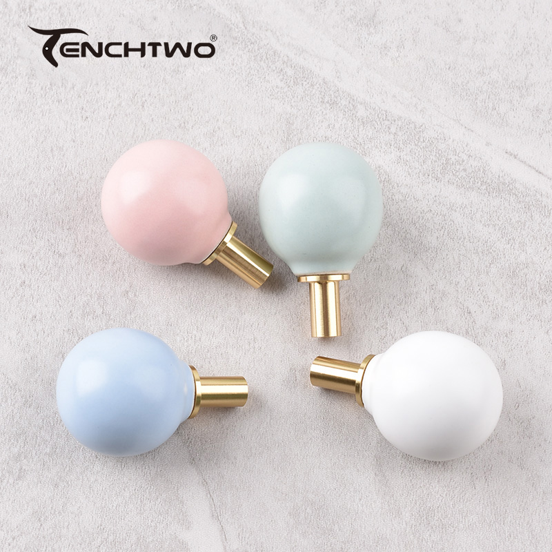Round Ceramic Hook Clothes Han - Furniture Hardware Manufacturer ulasan dan harga