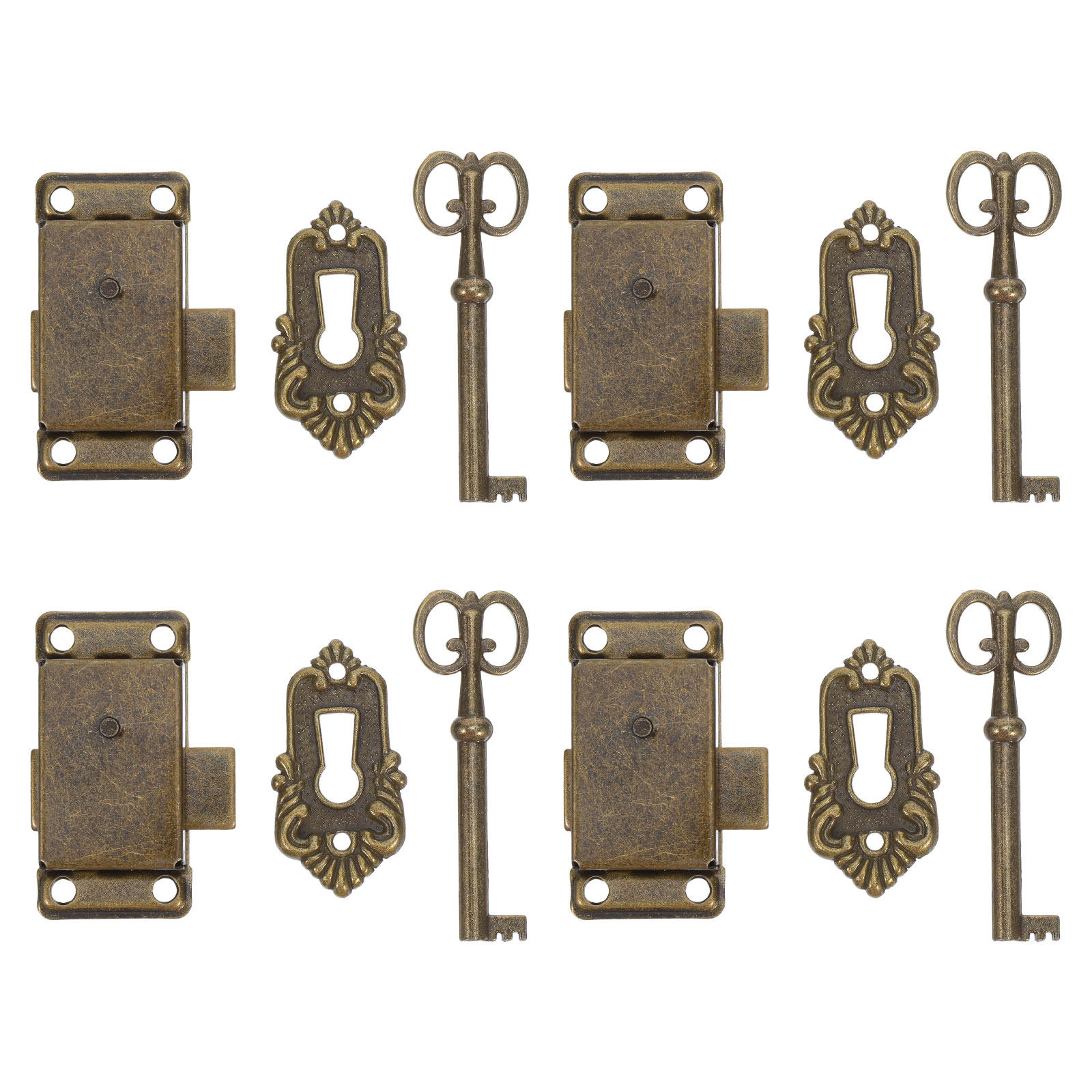 4Sets Vintage Cabinet Locks Re - Vintage Furniture Hardware Replacement ulasan dan harga