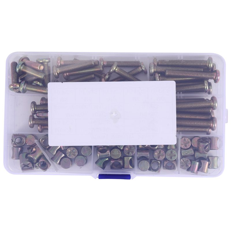 DT17 Baby Bed Screws Bolts Kit - Furniture Hardware Barrel Nut ulasan dan harga