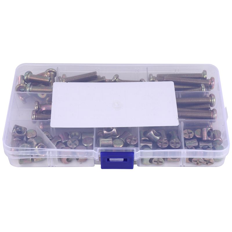 DT17 Baby Bed Screws Bolts Kit - Furniture Hardware Barrel Nut ulasan dan harga