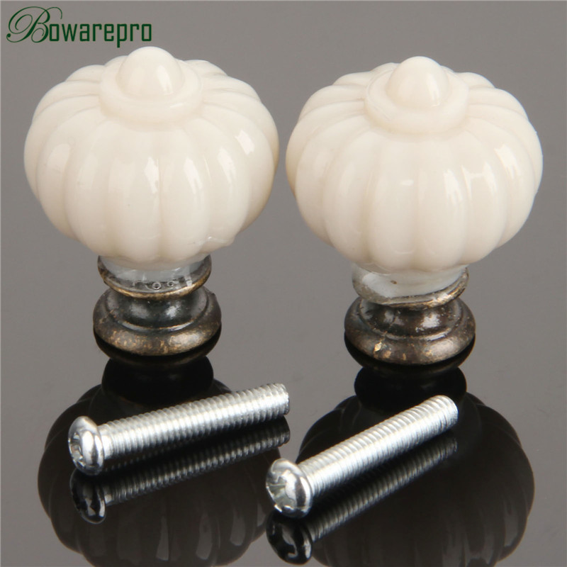 1Pc Acrylic Ivory White Pumpki - Furniture Hardware Bolts ulasan dan harga
