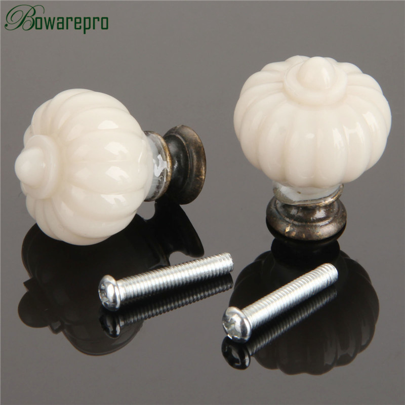1Pc Acrylic Ivory White Pumpki - Furniture Hardware Bolts ulasan dan harga