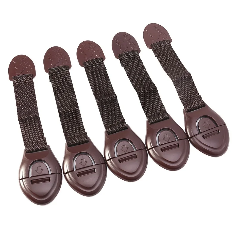 5pcs/lot Brown Cabinet Safety  - Furniture Hardware Bolts ulasan dan harga