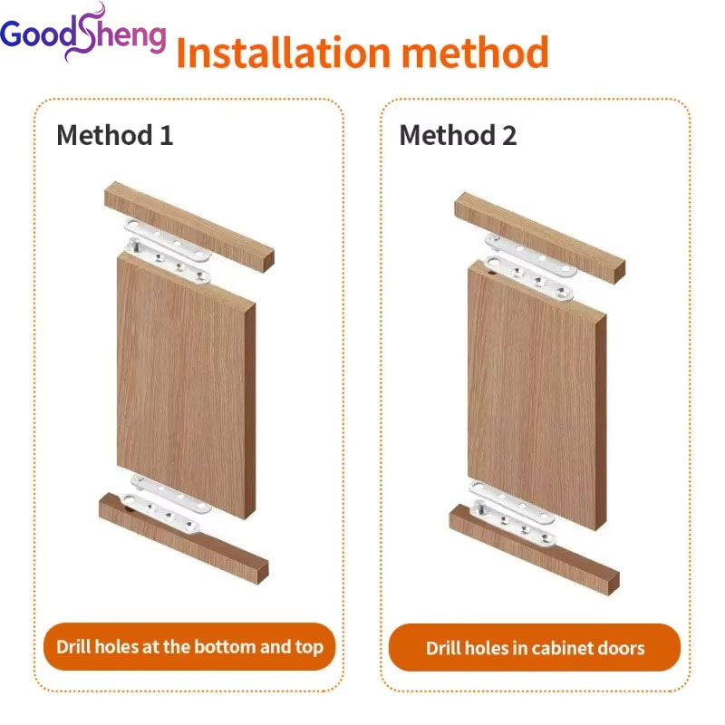 GOODSHENG 4/8/10 Pcs Rotating  - Used Furniture Hardware ulasan dan harga