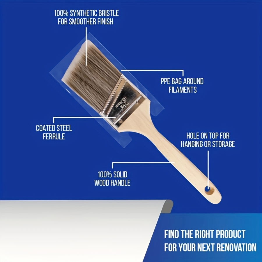 5Pcs High Quality Paint Brush  - Furniture Hardware Manufacturer ulasan dan harga