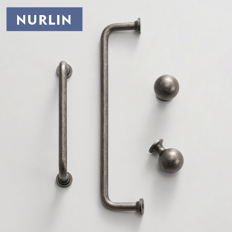 Nurlin Solid Brass Antique Sil - Drawer Pull Gold ulasan dan harga