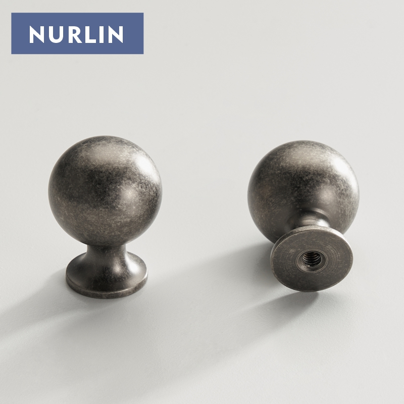 Nurlin Solid Brass Antique Sil - Drawer Pull Gold ulasan dan harga