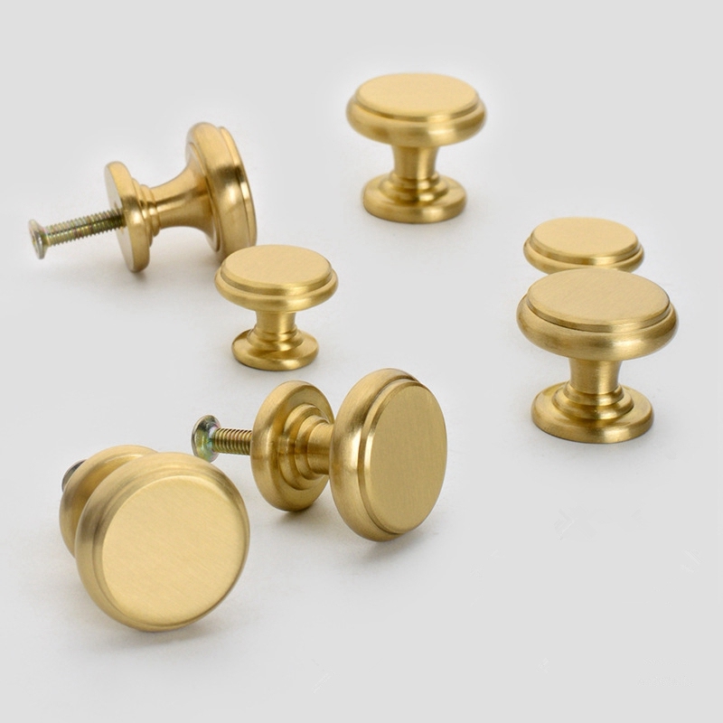 Brass Knobs Cabinet Handles Ki - Drawer Pull Gold ulasan dan harga