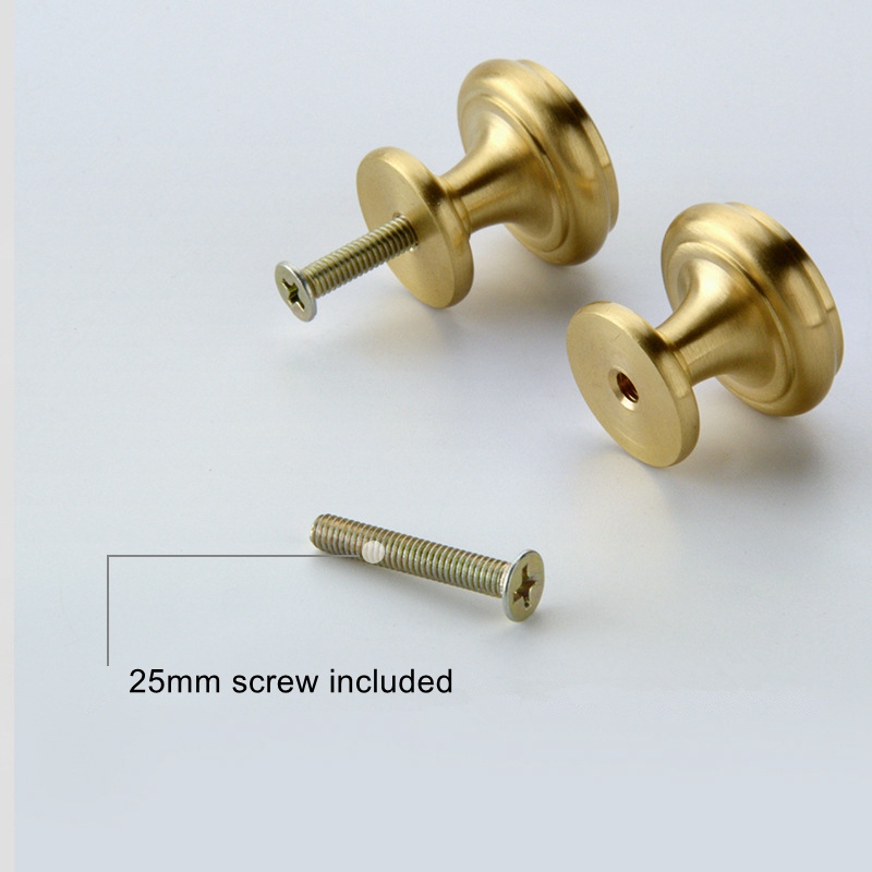 Brass Knobs Cabinet Handles Ki - Drawer Pull Gold ulasan dan harga