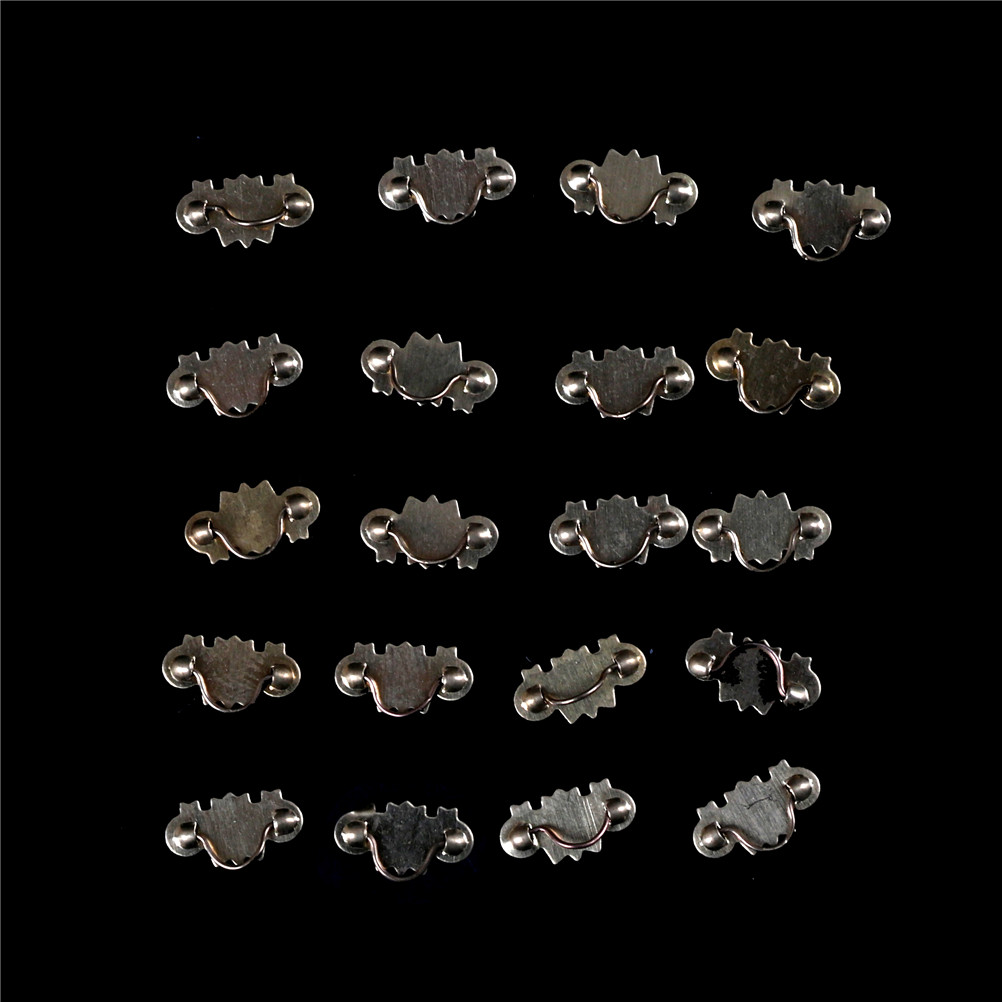 20pcs Dollhouse Miniature 1:12 - Drawer Pull Gold ulasan dan harga
