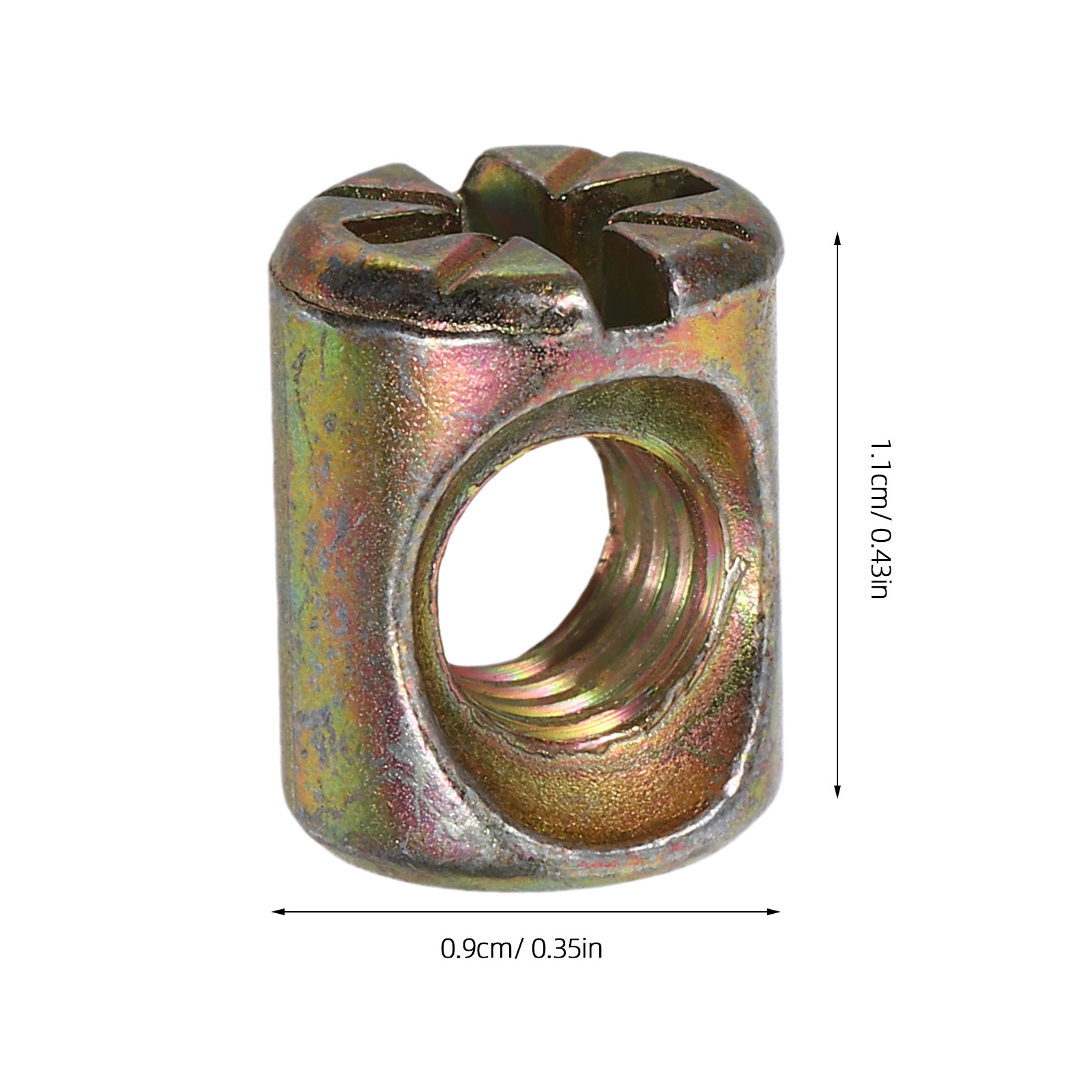 50Pcs Furniture Bolts and Nuts - Furniture Hardware Barrel Nut ulasan dan harga
