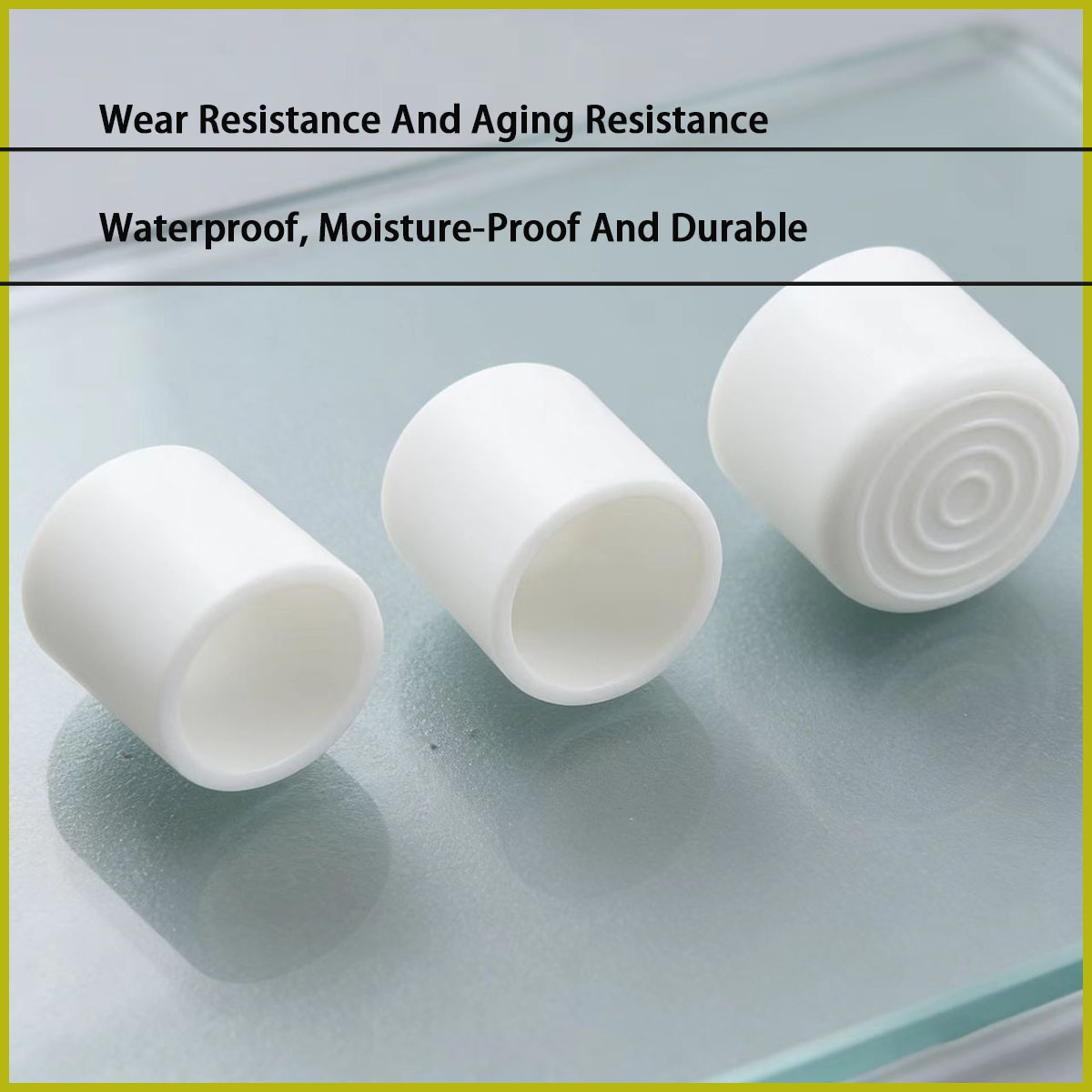 A White PVC Soft Rubber Protec - Used Furniture Hardware ulasan dan harga