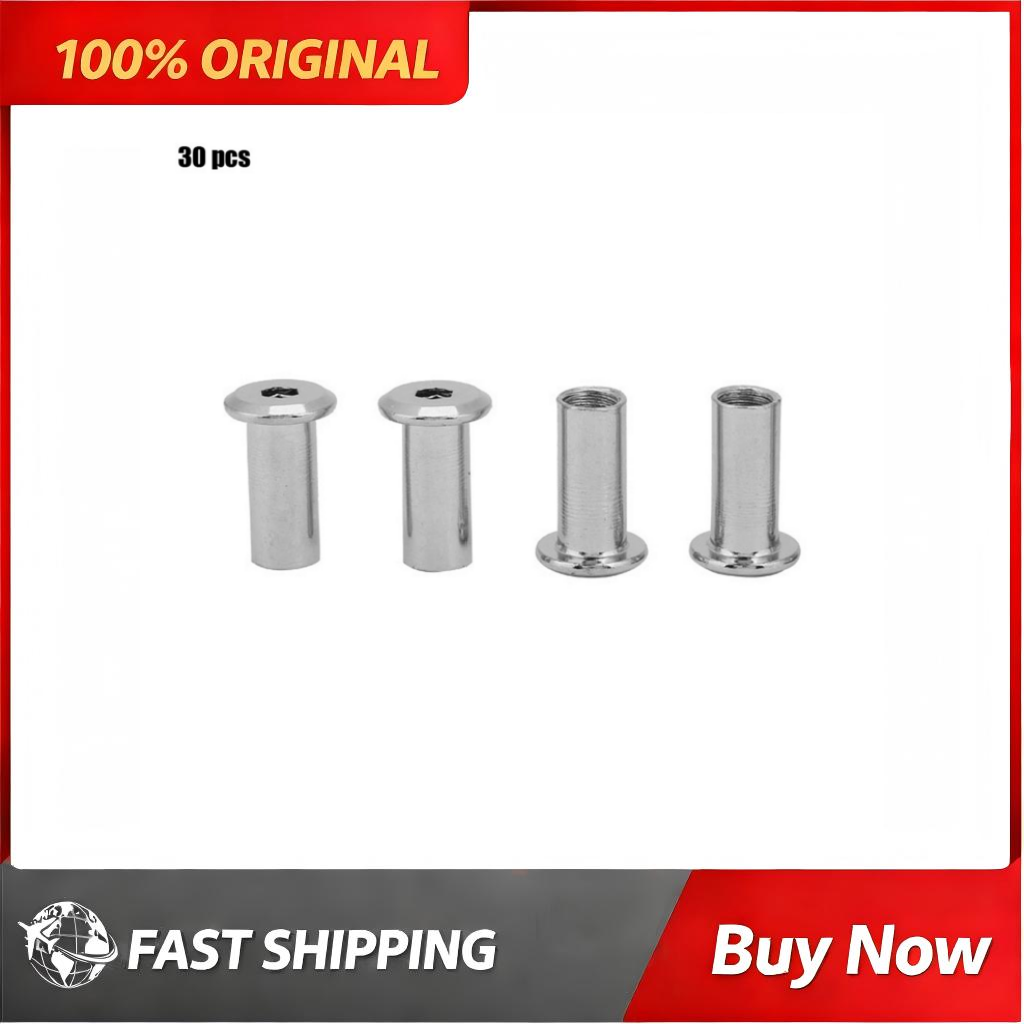 30Pcs Socket T Slot Nuts With  - Furniture Hardware Barrel Nut ulasan dan harga