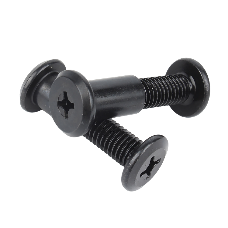 Black Carbon Steel Chicago Scr - Furniture Hardware Barrel Nut ulasan dan harga