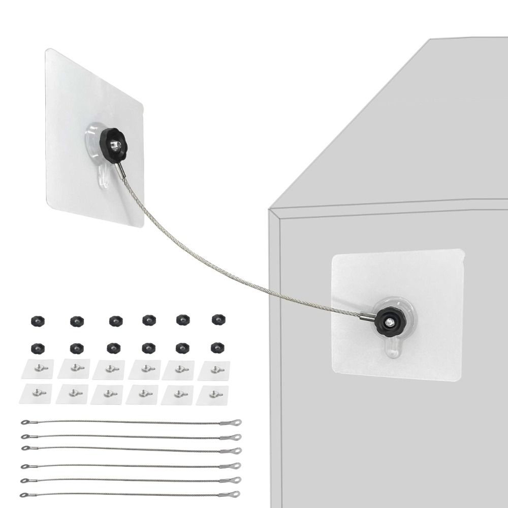6PACK Anti Tip Furniture Strap - Furniture Hardware Bolts ulasan dan harga