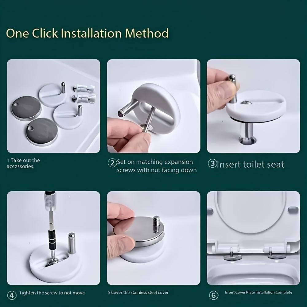 1Pair Stainless Steel Toilet S - Furniture Hardware Bolts ulasan dan harga