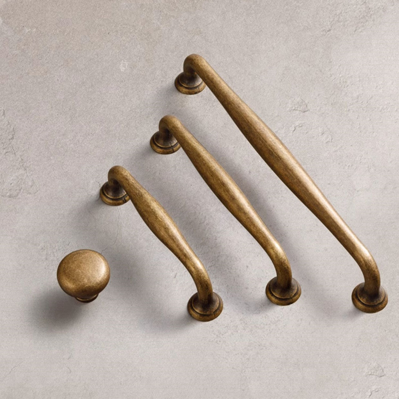 Antique Bronze Wardrobe Door D - Drawer Pull Gold ulasan dan harga