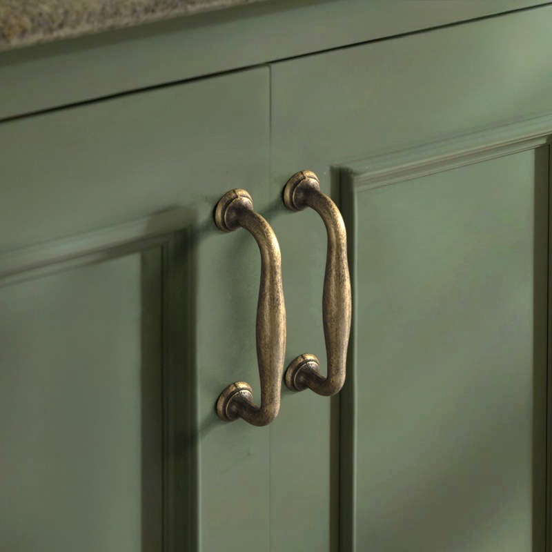Antique Bronze Wardrobe Door D - Drawer Pull Gold ulasan dan harga
