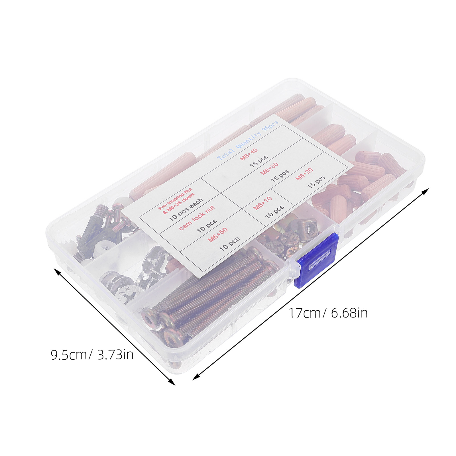 95Pcs Bunk Bed Hardware Connec - Furniture Hardware Bolts ulasan dan harga