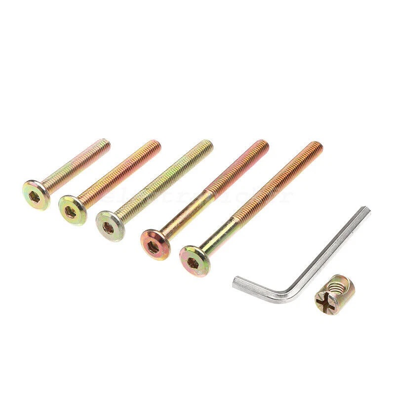 50pcs Zinc Plated Furniture Sc - Furniture Hardware Barrel Nut ulasan dan harga