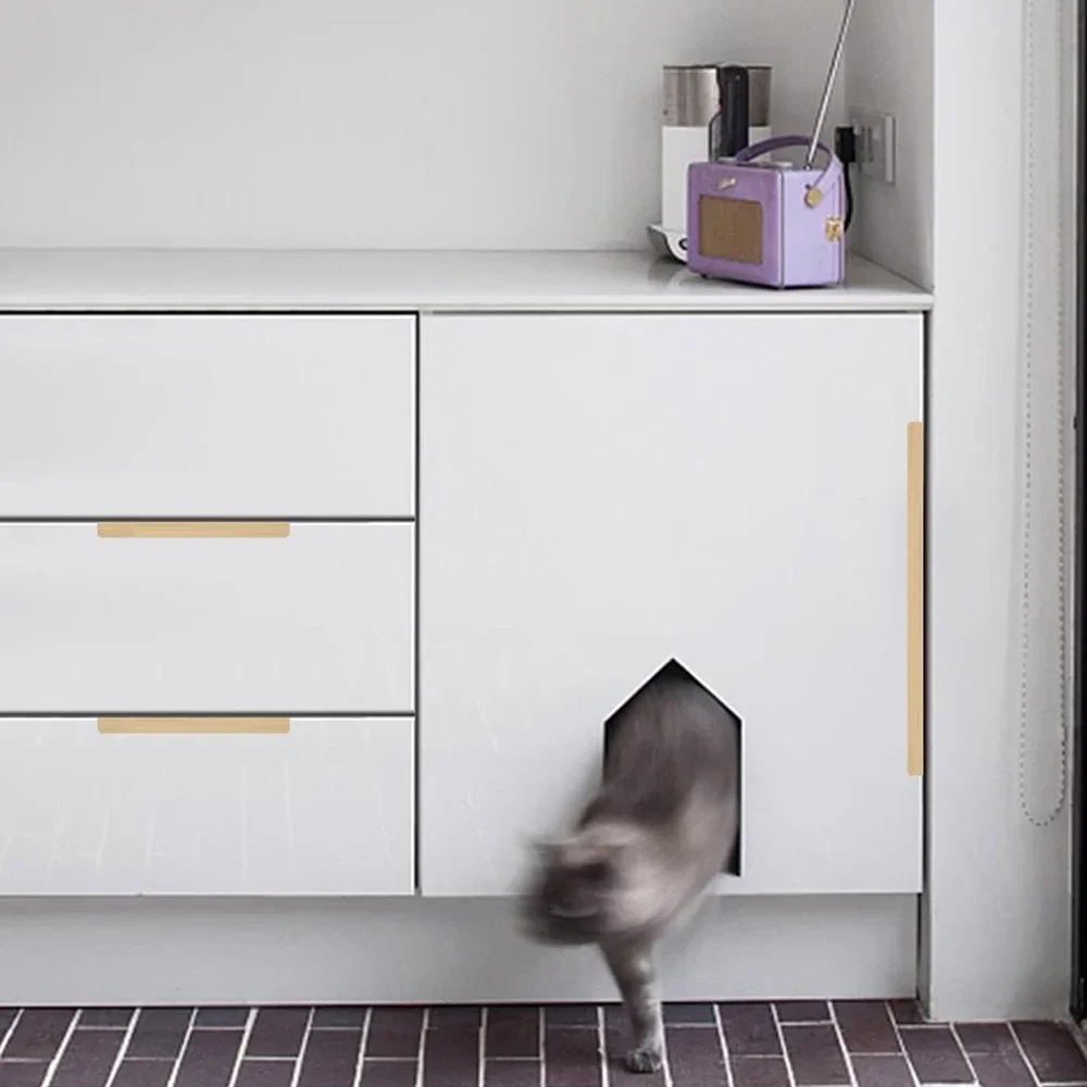 Hidden Furniture Handles Matte - Drawer Pull Gold ulasan dan harga