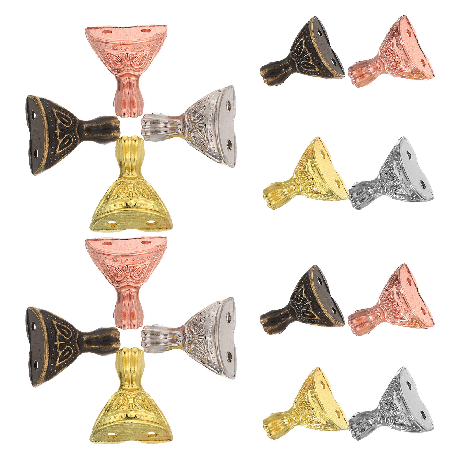 16Pcs Furniture Feet Stable Me - Vintage Furniture Hardware Replacement ulasan dan harga